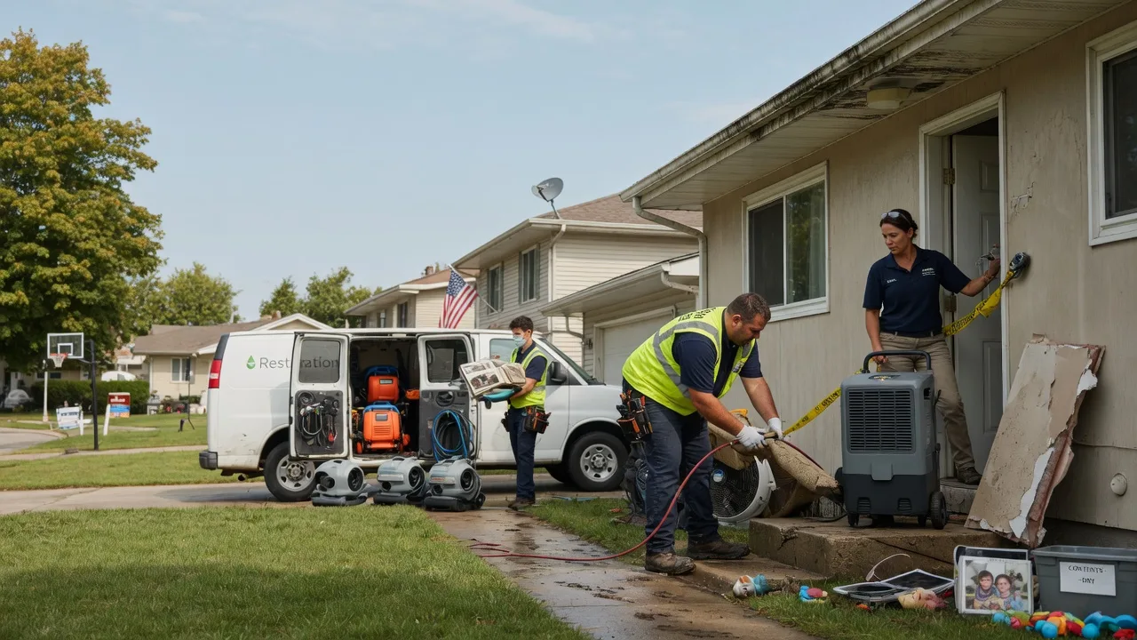 Water Damage Restoration in Zanesville, IN near me